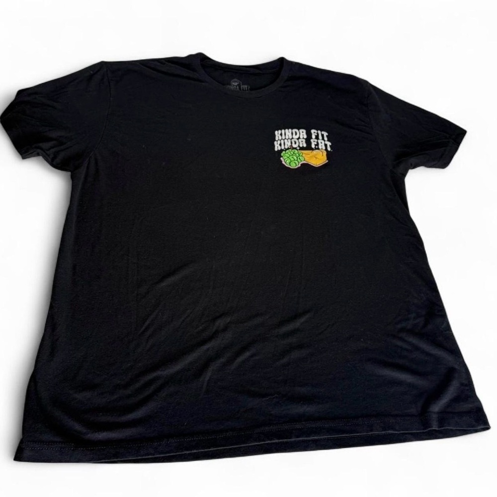 Kinda Fit Kinda Fat Black Tee